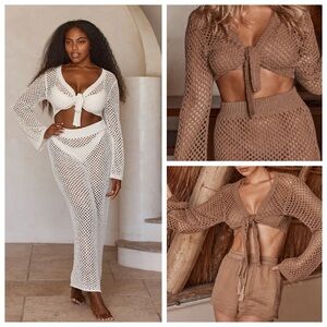 Monday Swimwear Wailea Crop tie top